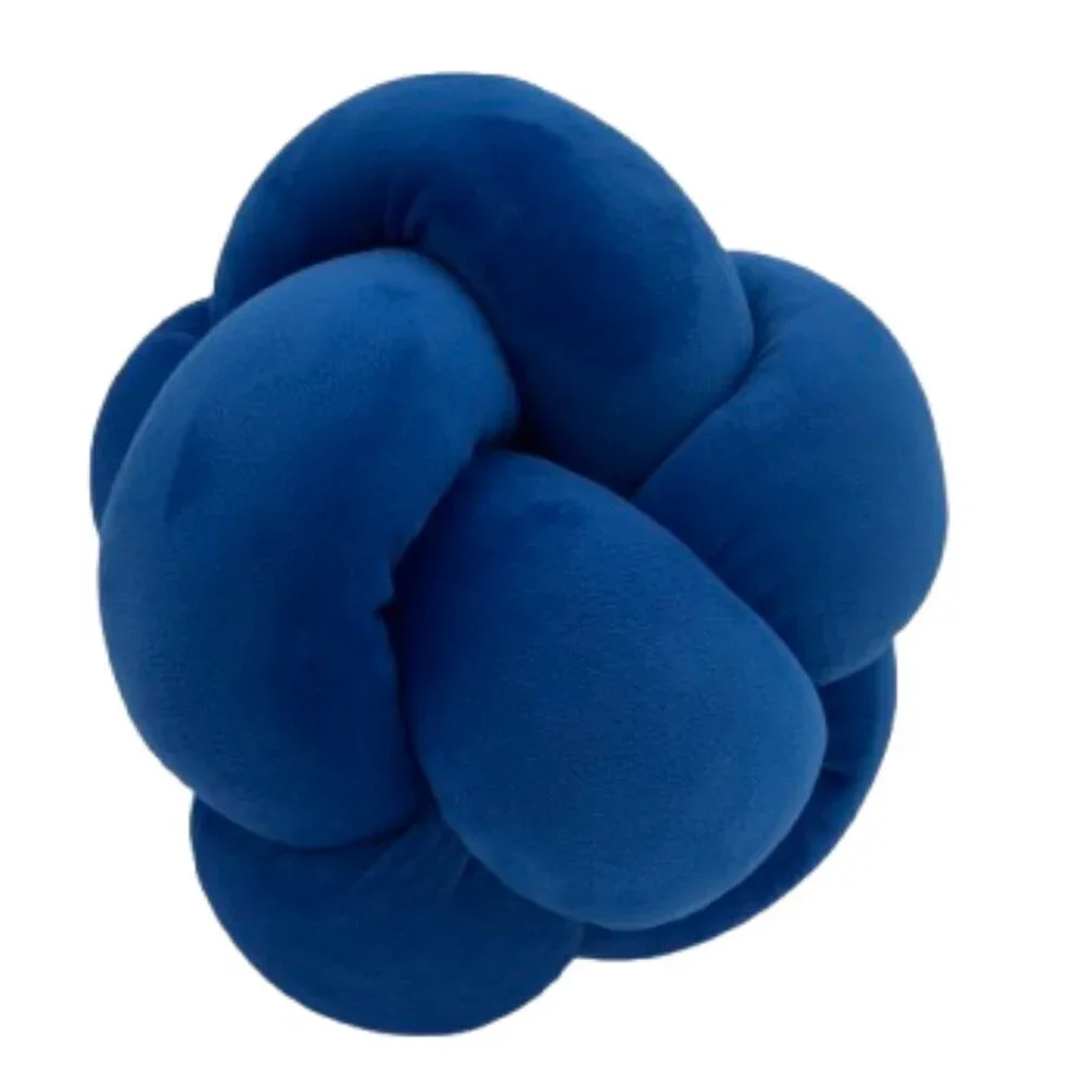 Room Essentials Toss Pillow Infinity Knot Blue